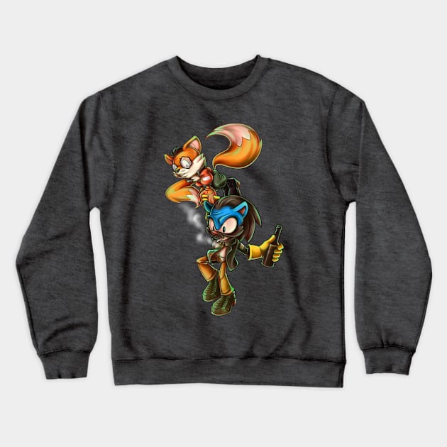 Sonic Elysium Crewneck Sweatshirt by inkscrutable